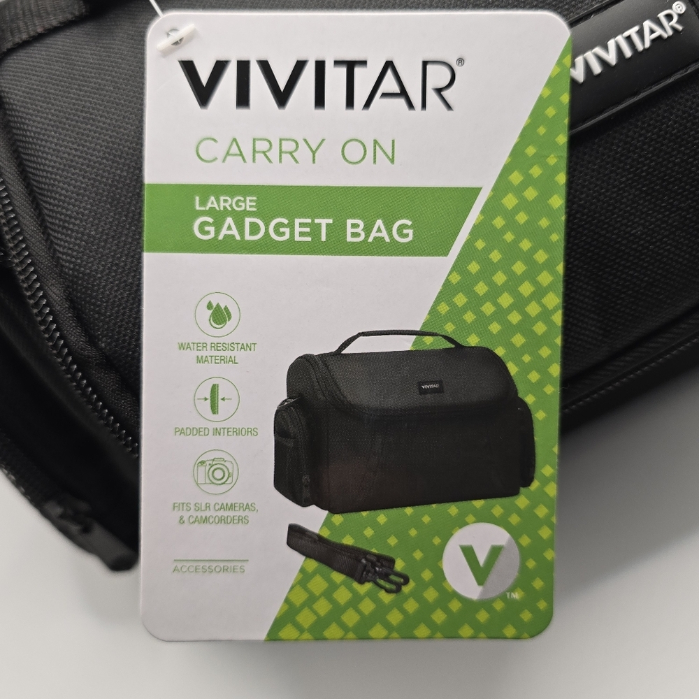 Vivitar Black Gadget Bag for Cameras